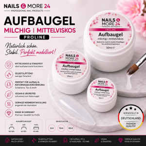 NAM24 - Aufbaugel Milchig | selbstglättend (5-50g)